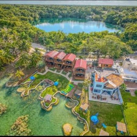 Blue Caribe Bacalar Front Lagoon Exterior photo