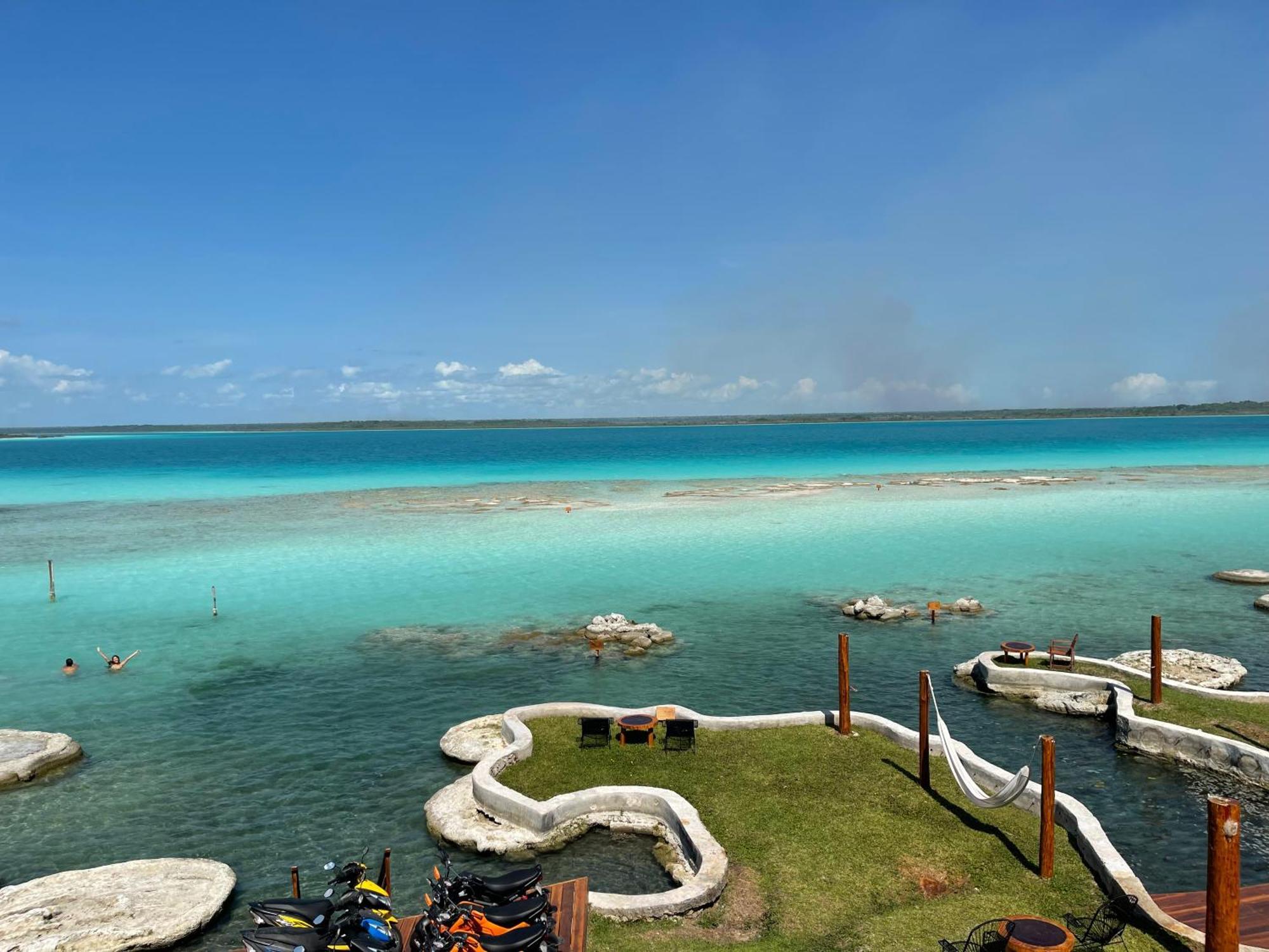 Blue Caribe Bacalar Front Lagoon Exterior photo