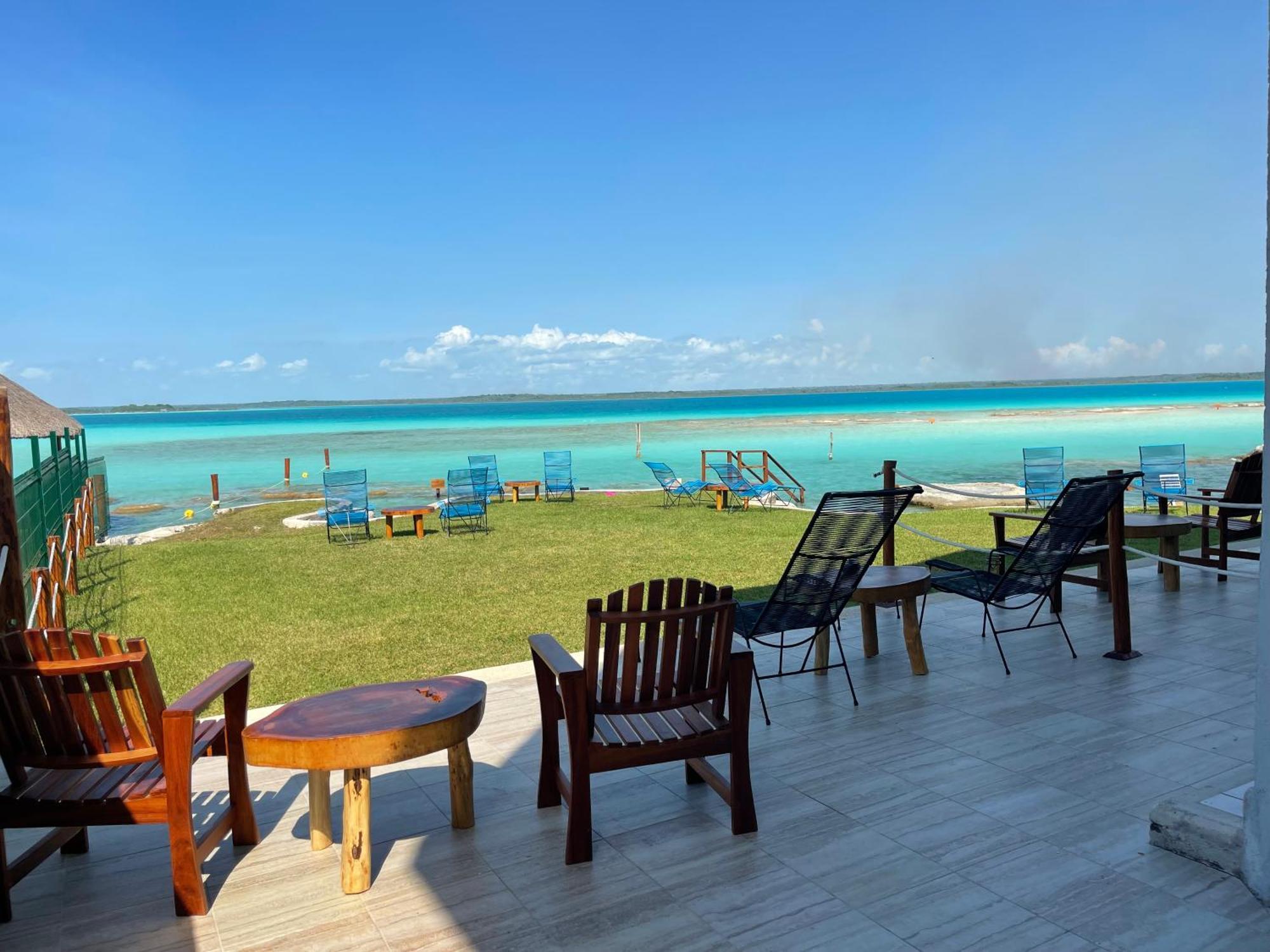 Blue Caribe Bacalar Front Lagoon Exterior photo