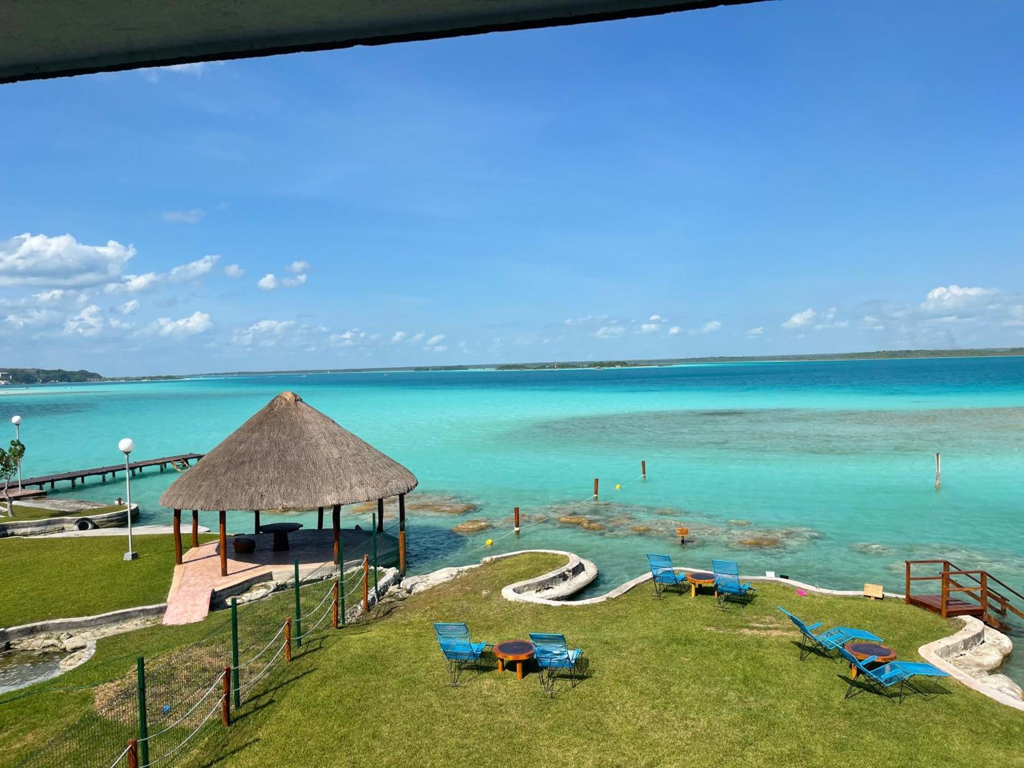 Blue Caribe Bacalar Front Lagoon Exterior photo