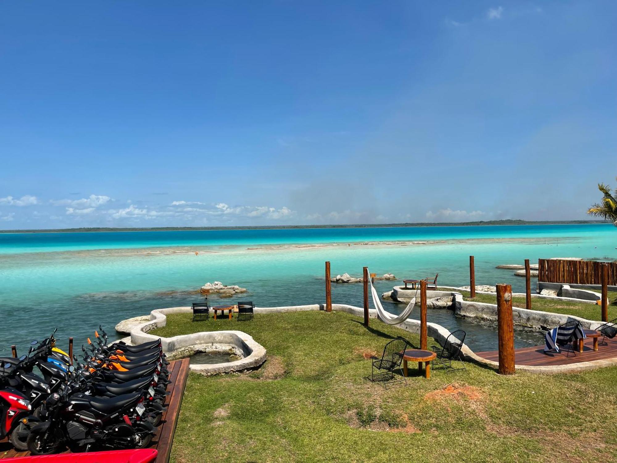 Blue Caribe Bacalar Front Lagoon Exterior photo