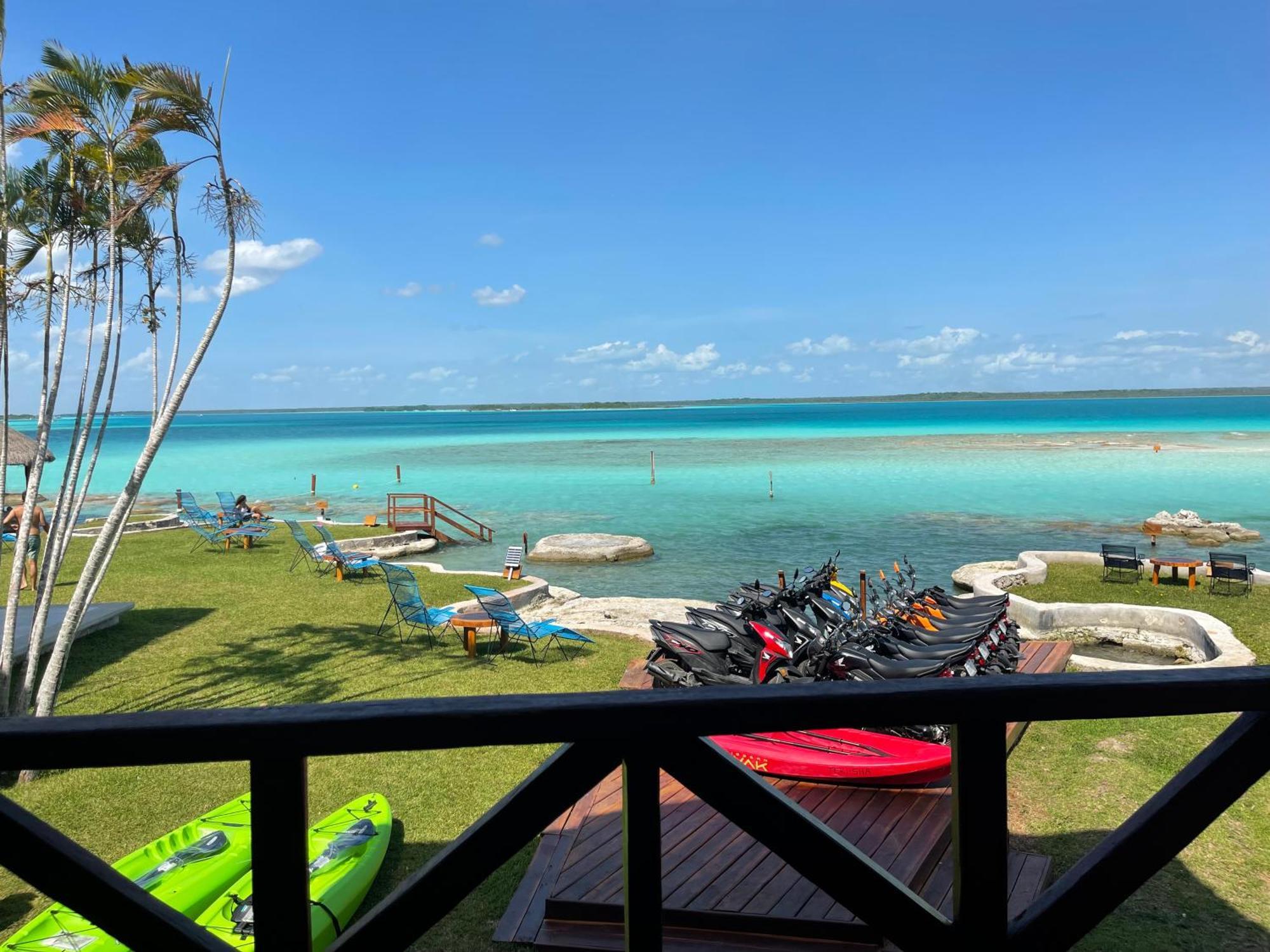 Blue Caribe Bacalar Front Lagoon Exterior photo