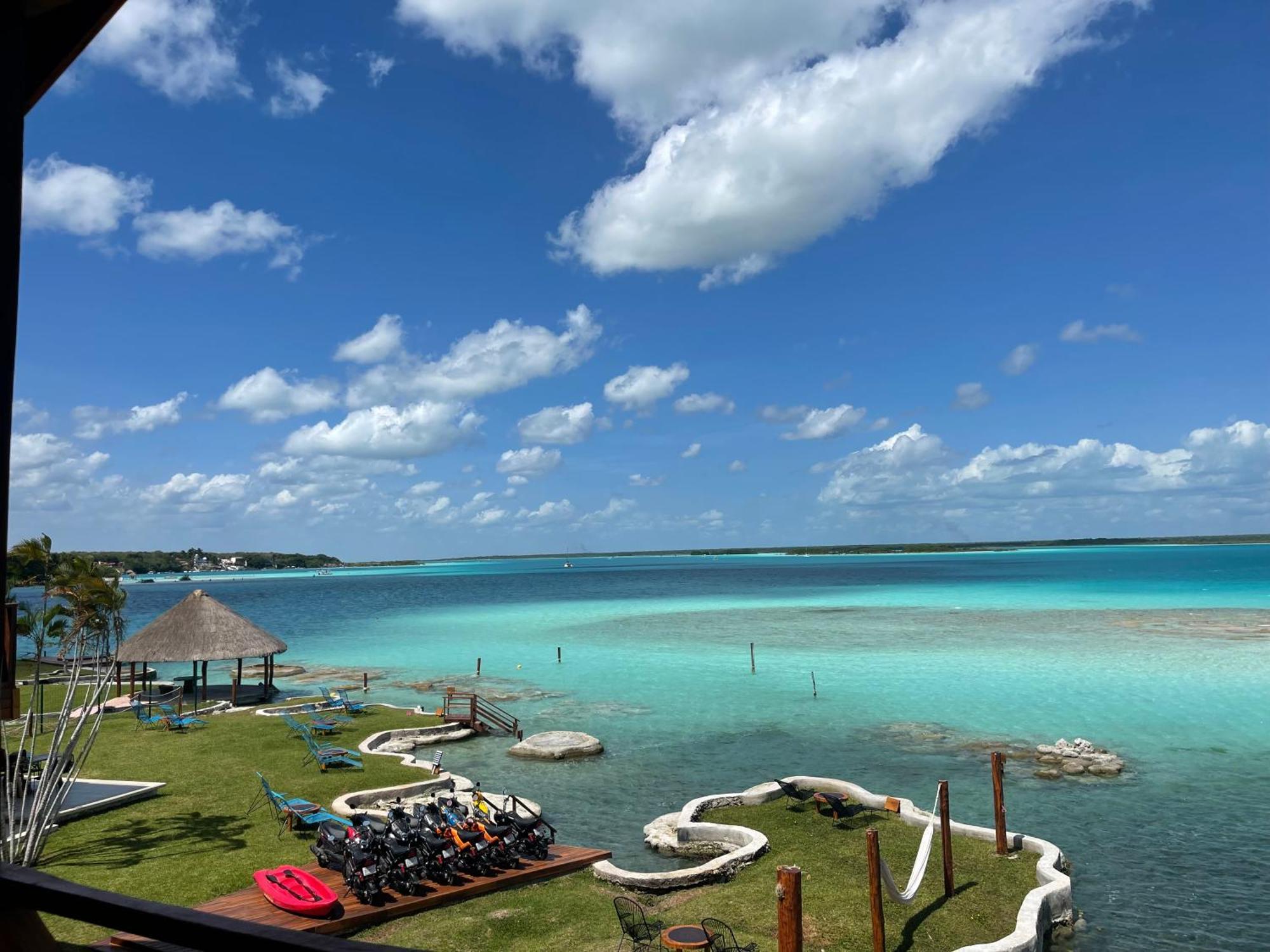 Blue Caribe Bacalar Front Lagoon Exterior photo