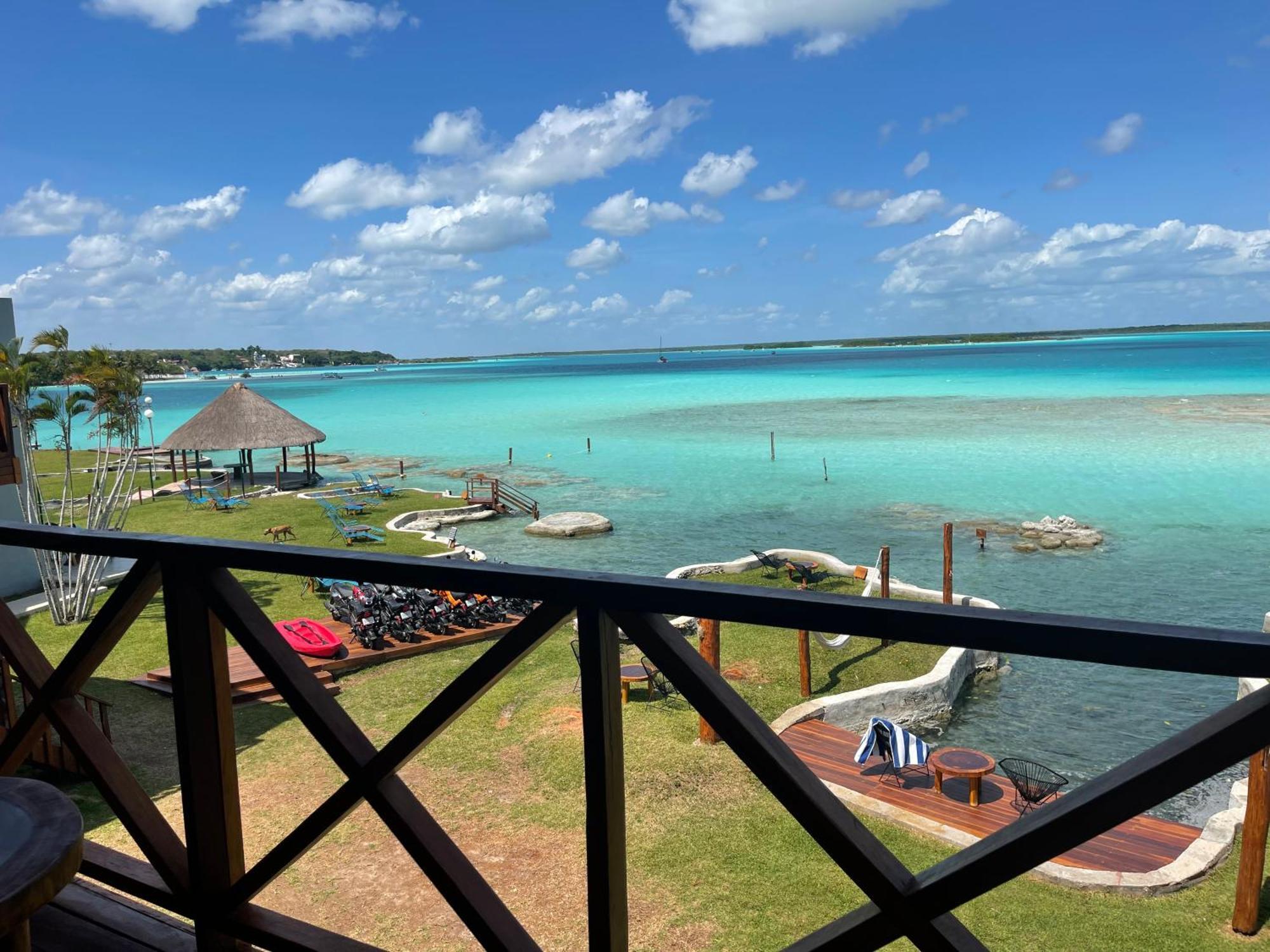 Blue Caribe Bacalar Front Lagoon Exterior photo