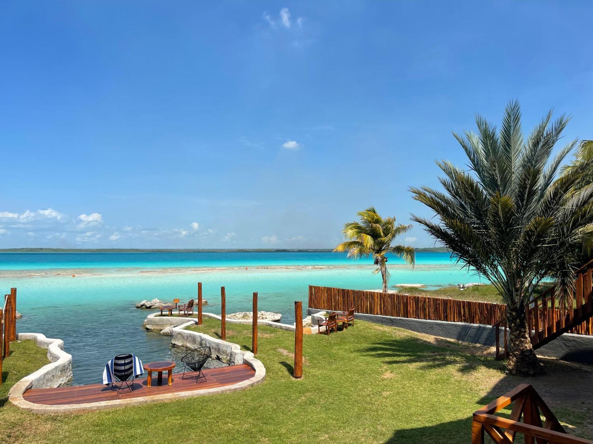 Blue Caribe Bacalar Front Lagoon Exterior photo