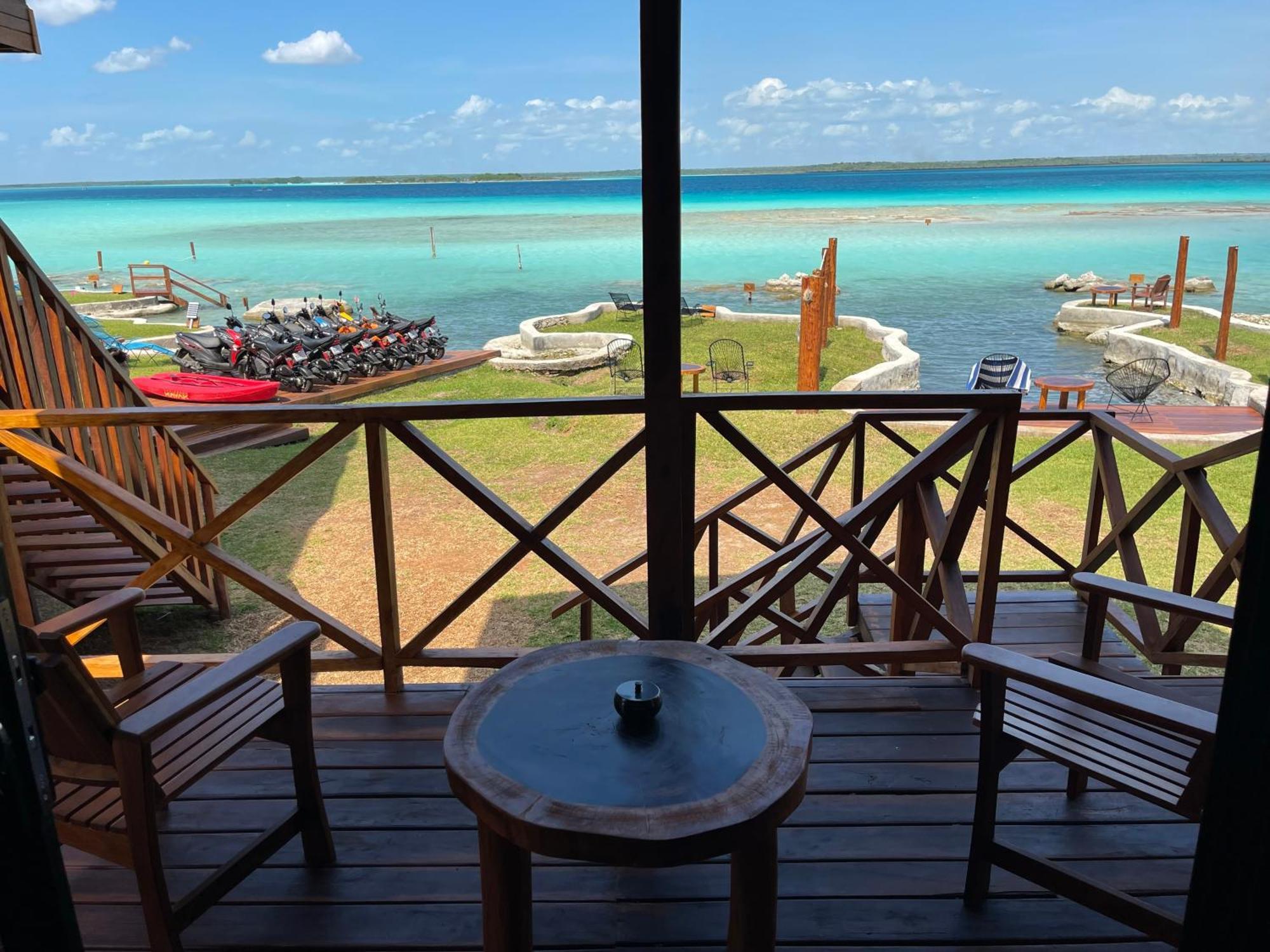 Blue Caribe Bacalar Front Lagoon Exterior photo