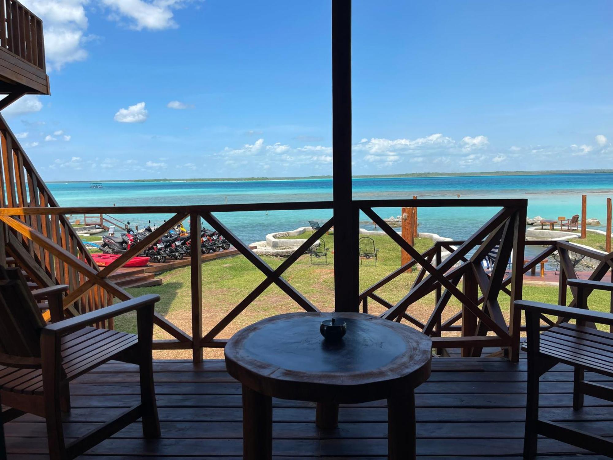 Blue Caribe Bacalar Front Lagoon Exterior photo