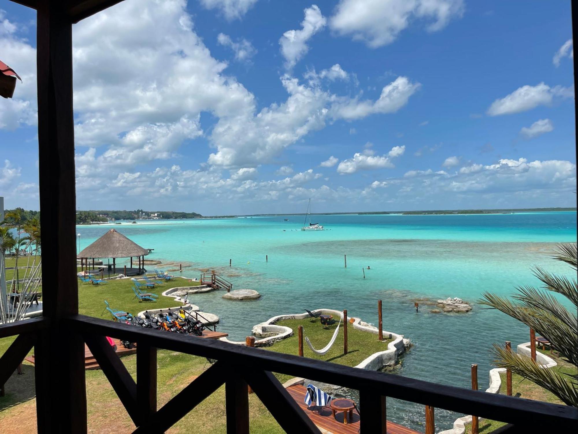 Blue Caribe Bacalar Front Lagoon Exterior photo