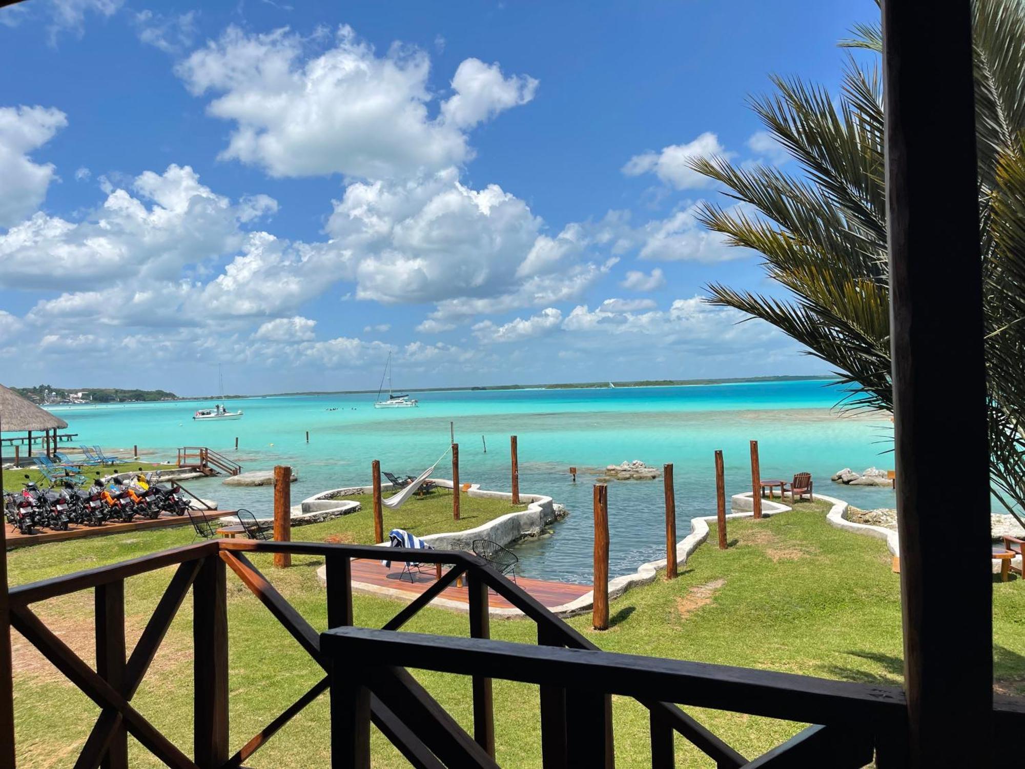 Blue Caribe Bacalar Front Lagoon Exterior photo