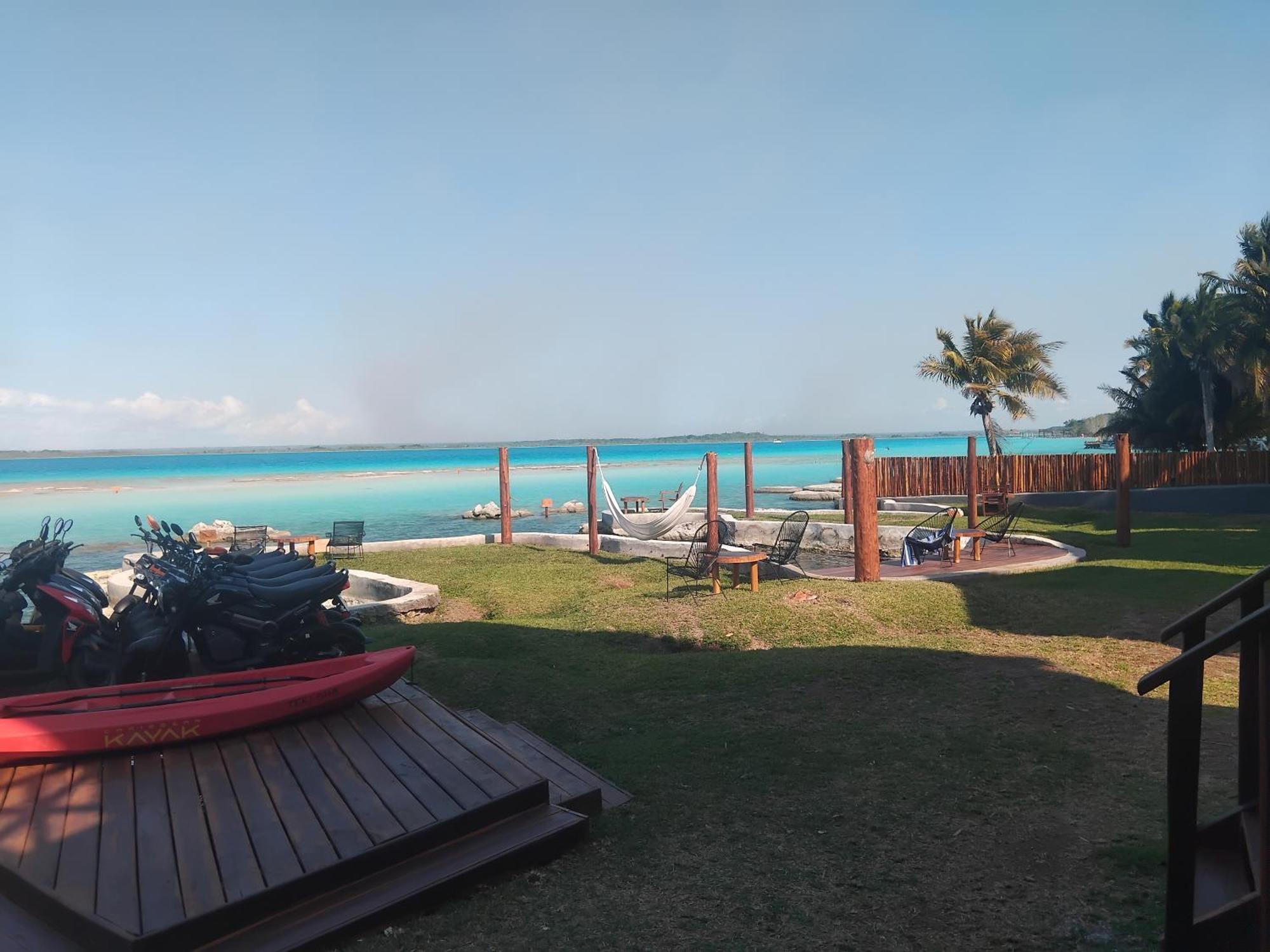 Blue Caribe Bacalar Front Lagoon Exterior photo