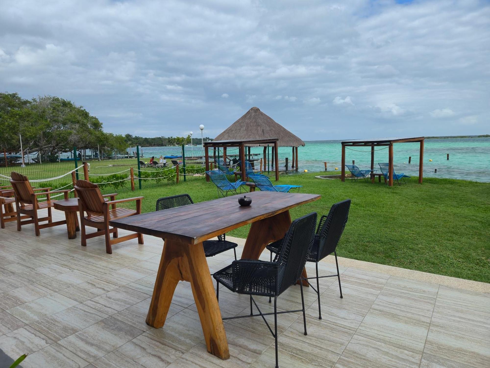 Blue Caribe Bacalar Front Lagoon Exterior photo